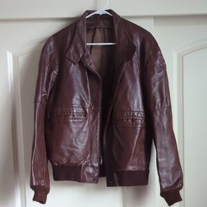 Men's Brown Leather Jacket